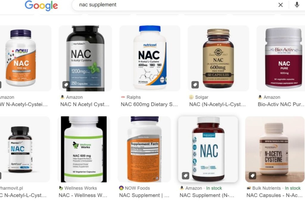NAC supplement for Arthritis and Back Pain Antioxidant.